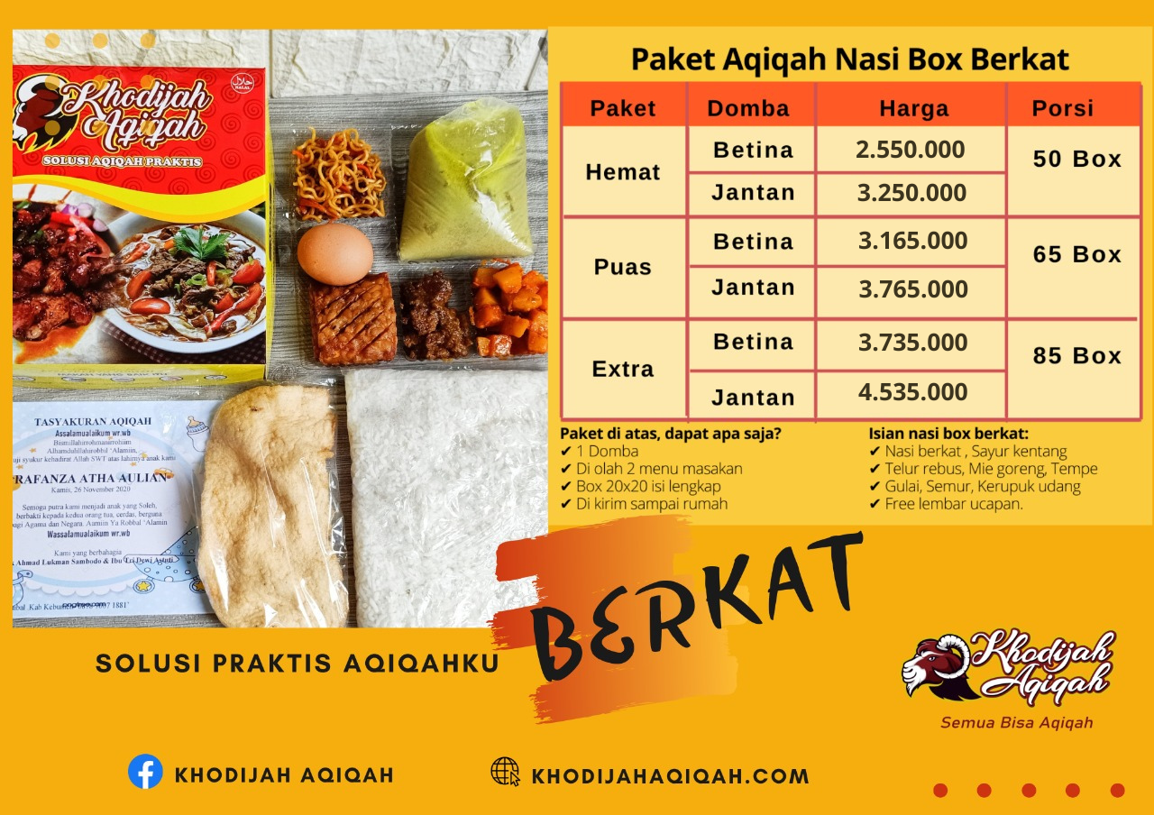 Paket Nasi Box Berkat