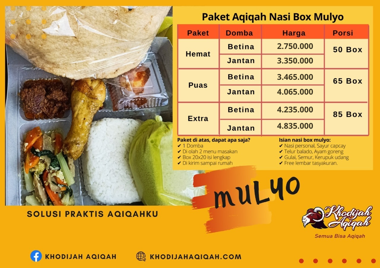 Paket Nasi Box Mulyo