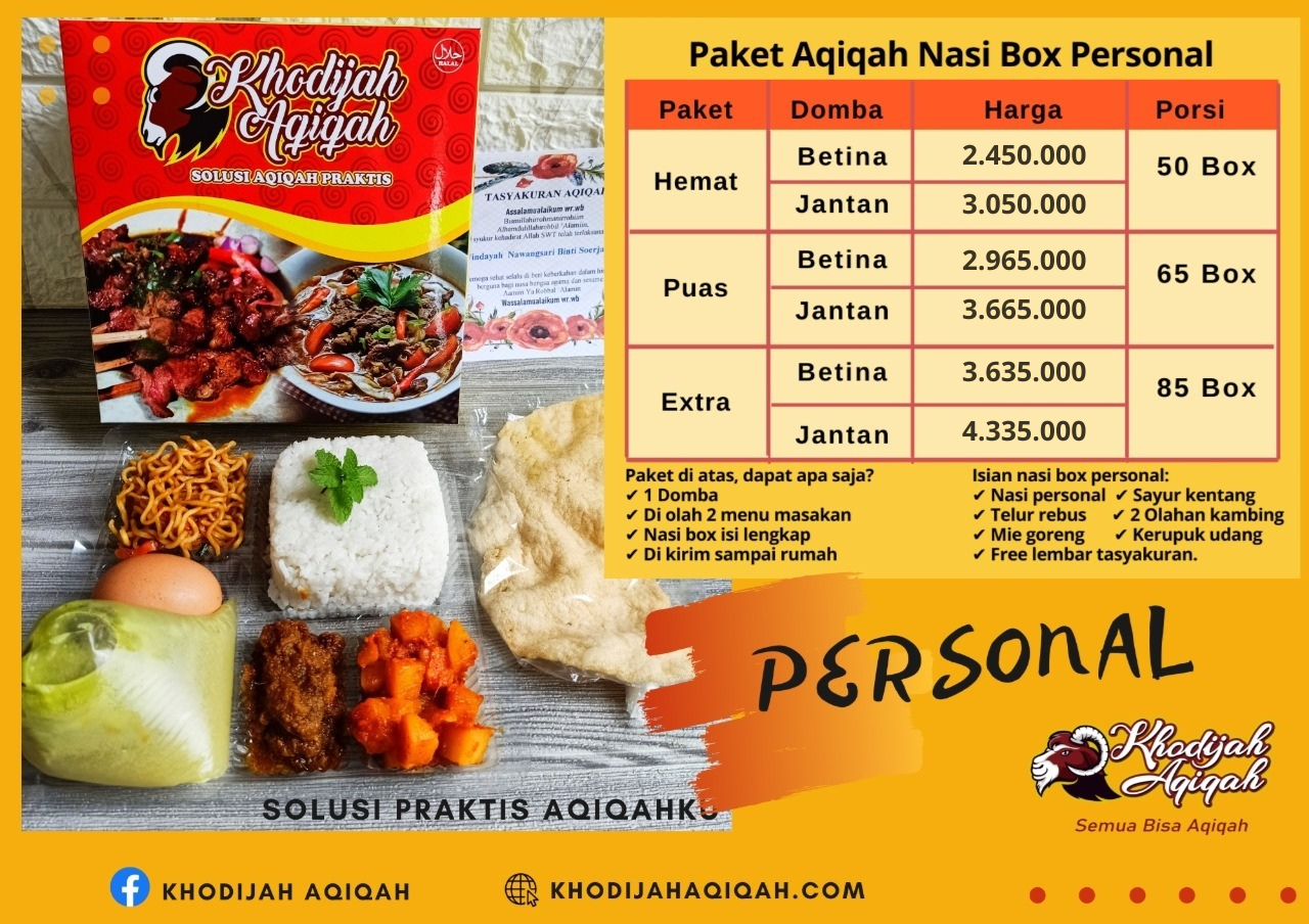 Paket Nasi Box Personal